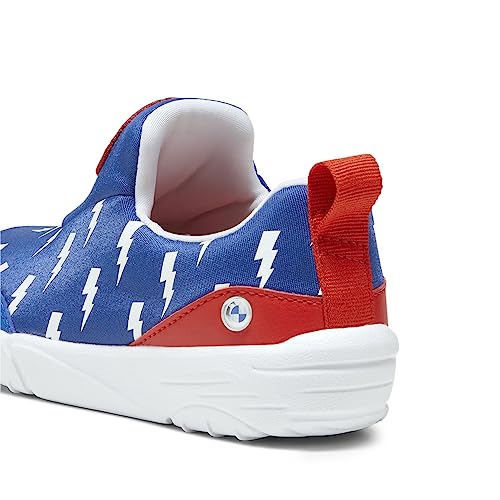 PUMA PUMA Kids' Shoes BMW M Motorsport Bao Kart Slip OnPro Blue-PUMA White-Pop Red Little Kid 12.5