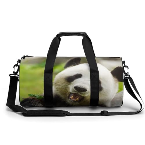 Sac de sport gym panda adorable - Sac de voyage de 45x23x23cm idéal pour le week-end