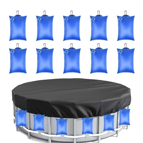 Poids d'eau pour la couverture de piscine bâche hors sol lot de 10 - 8