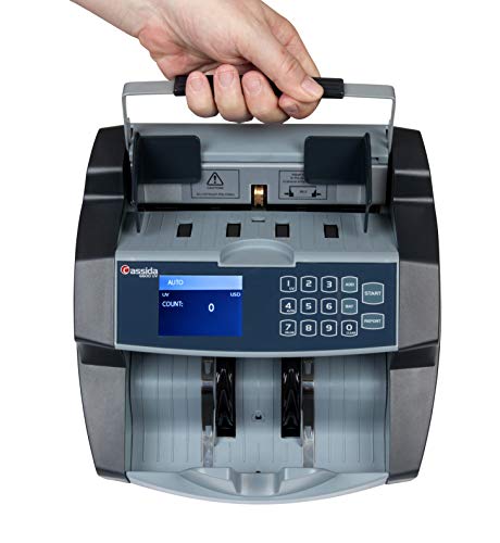 Cassida 6600 Money Counter UV Counterfeit Detection Bill Counter Mixed Denomination Machine Business Grade Currency Counter - Thumbnail 4