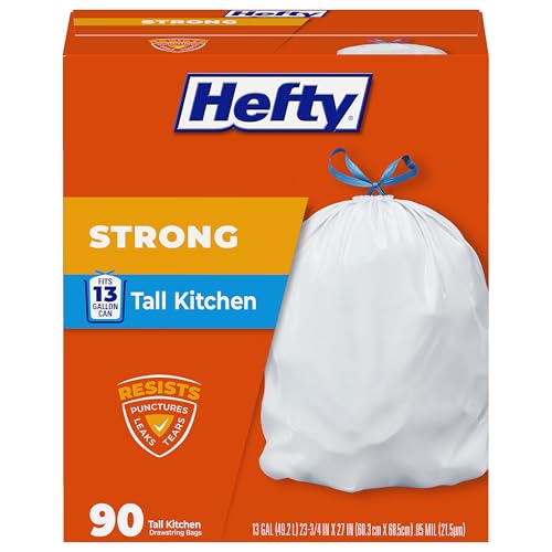 Hefty Strong 13 Gallon Trash Bags, Tall...