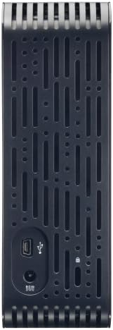 Back view of Western Digital My Book Essential 1TB External Hard Drive showing ports