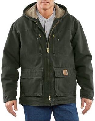 Carhartt Men's Jackson Coat Sherpa Lined Sandstone C95