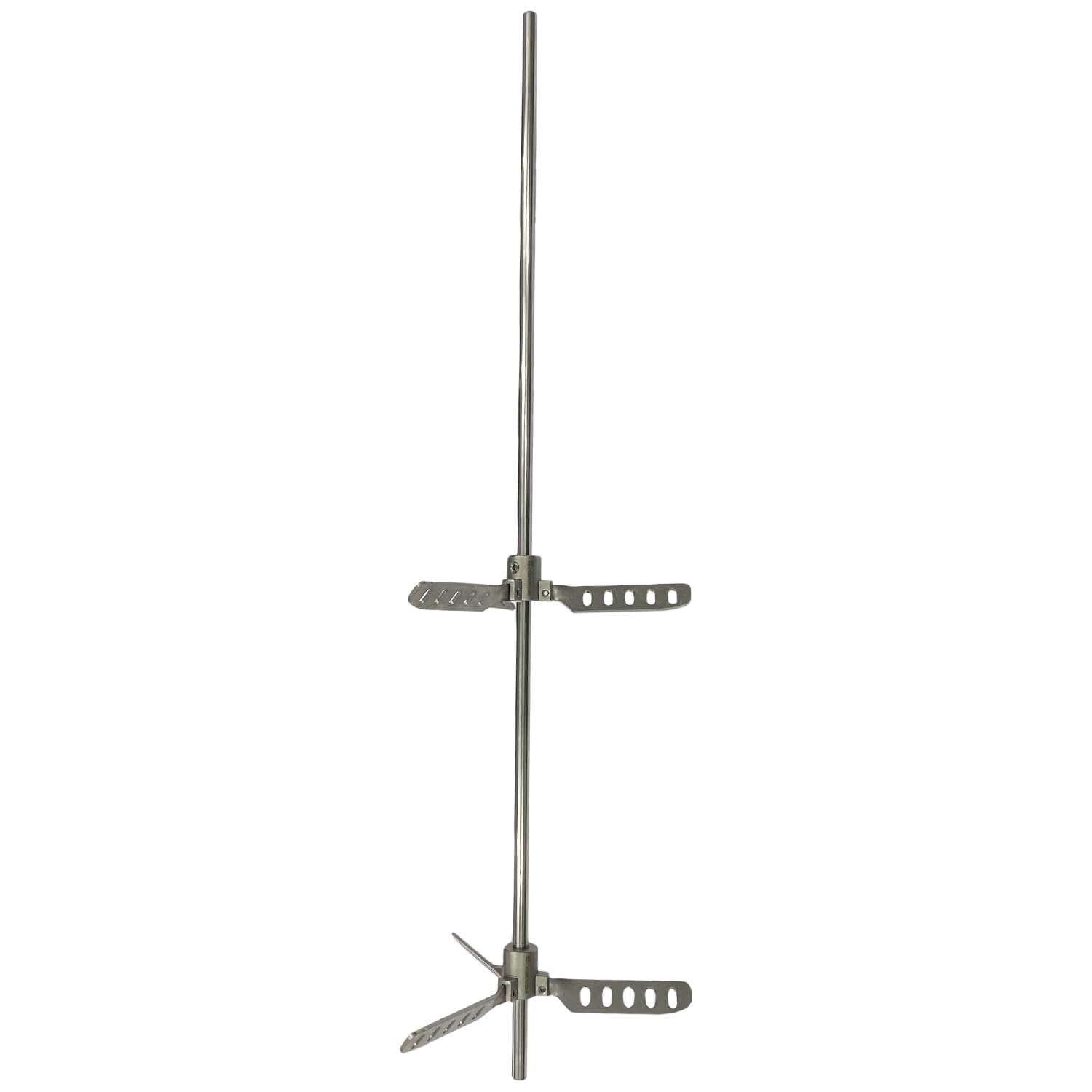 Cosmostar - Cuchilla expansible de mezcla de acero inoxidable de 55 galones, herramientas de hélice agitadora para pintura epoxi, resina, paleta agitadora de silicona con varilla de eje de 0.47