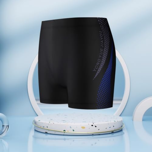 Swimming Pants for Men with Flat Corners, Enlarged and fattened Adult Men's Swimsuit, hot Spring Plus Size Swimming Pants XL, 1pack, Gray