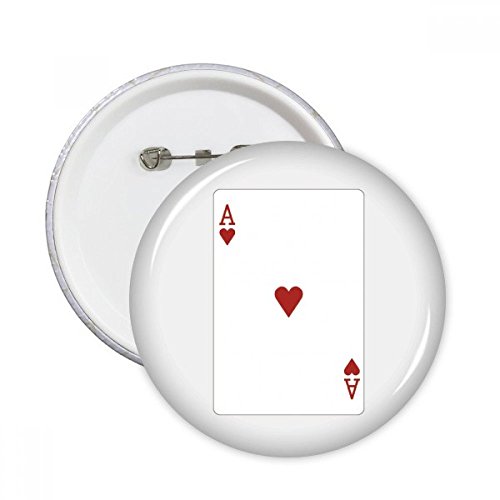 Badge Motif Cartes Coeur XXL pour une décoration de vêtements tendance au quotidien
