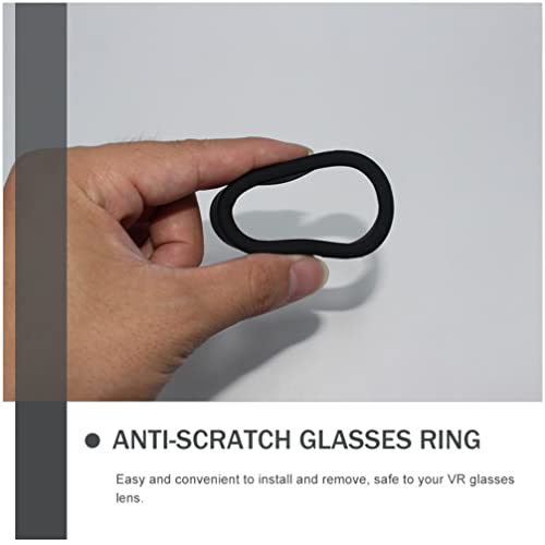 ABOOFAN 1 Set VR Silicone Lens Protector Acessórios Anti Rasco Óculos Ring VR Lens Protetor Compatív