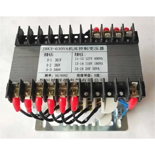 Transformateur de commande JBK3 630VA triphasé 380V polyvalent 24V