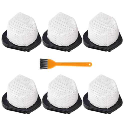 Dust Cup Vacuum Filters Replacement for Shark Cordless Handheld Vacuum SV780 SV75Z SV728N SV726N, Replacement Part# XF769, XSB726N (6 Pack)