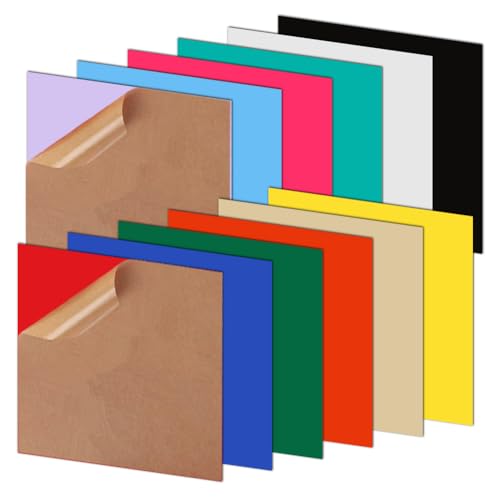 12 articles de plaques en acrylique, 30,5x30,5 cm, plaques coulées, plaques de découpe au laser colorées, plaque acrylique moulée translucide, plaques en plastique...
