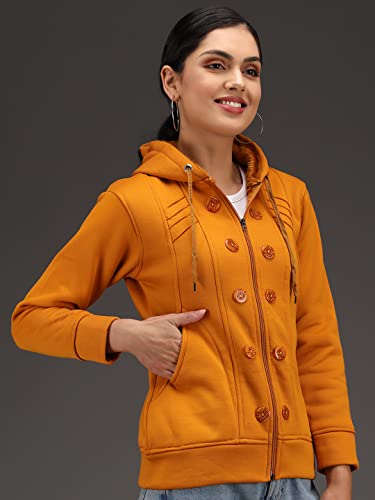 Image of eKools � Women's Fleece Hooded Neck Winters Hoodie Sweatshirt with Pockets (FM7 Series)