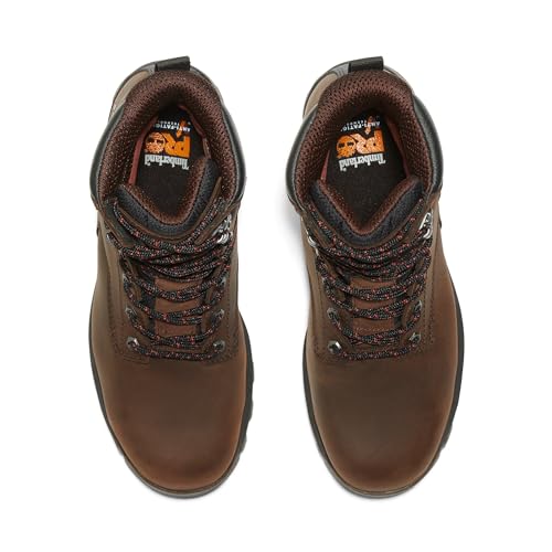 Timberland PRO Timberland PRO Men's TiTAN EV 8 Inch Composite Safety Toe Waterproof Insulated Industrial Work Boot, Brown-2024 NEW, 8 M US