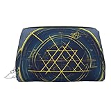Fermeture à accès complet : une fermeture éclair à large ouverture vous permet de voir tout ce qui se trouve à l'intérieur d'un seul coup d'œil. Cette trousse de maquillage imprimée est conçue pour plus de commodité, ce qui facilite le rangement et le déballage de vos essentiels de beauté pour tout événement