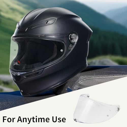 Visière de rechange pour casque K6 et écran moto K6s transparent - 2