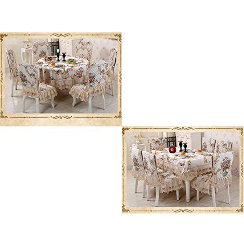 Nappe housse de chaise rouge grand format et tissu table basse rectangle
