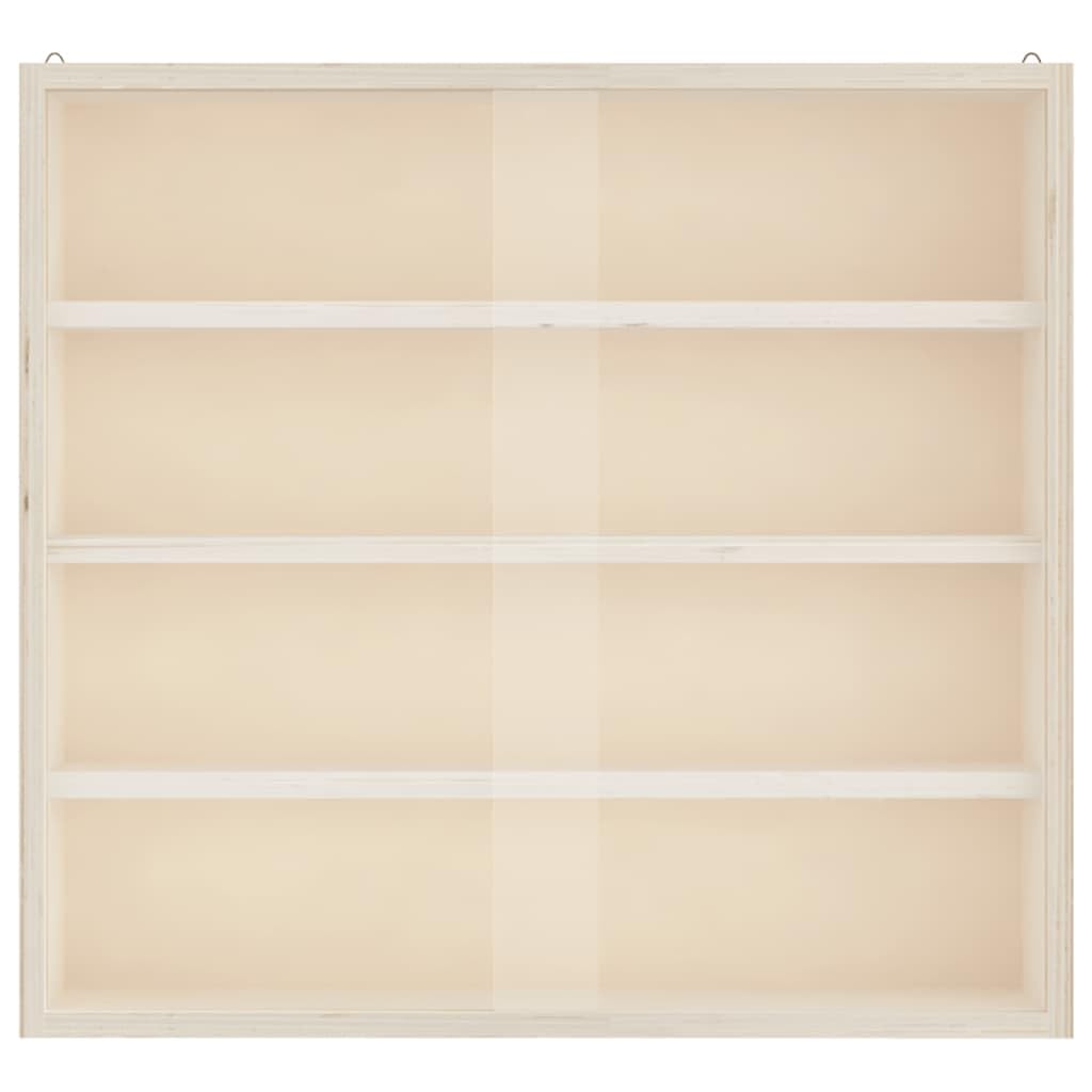 Estante de pared de madera, 40 x 8,5 x 37 cm, con puertas correderas de PET, ahorro de espacio, 4 compartimentos, carga máxima 20 kg, diseño moderno, para salón, dormitorio, pasillo, cocina