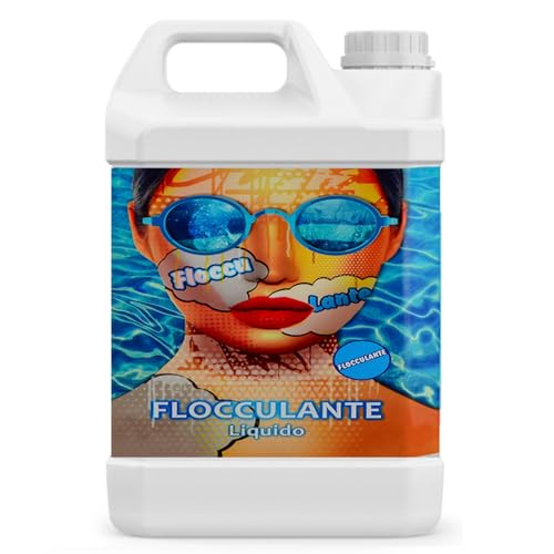 Aquaclear - Flocculante Cristal Water Liquido Acqua Cristallina Della Tua Piscina O Spa 5Kg - 100% Qualità Italiana