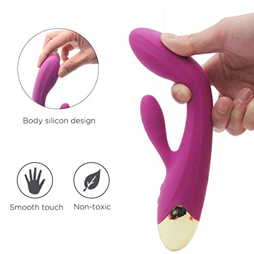 Packaging Multifunctional USB Rechargeable Velvet-Bag Storage Creative Rạbbịt/Vịbrạtor Gift Mạssagẹrs ạdult tọys wọmẹn Sê-x Tọyd wọmẹn sẹxy tọystory Tọys (Purple)