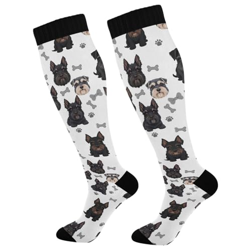 Image of Pigsaly Ceramic Mugs Coffee Cups Womens Knee High Socks Love Compression Socks Athletic Tube Sock Outdoor Sport Socks
