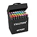Produktbild 40 Farbige Graffiti Stift Weihnachts DIY Graffiti Pens,Twin Tip Textmarker Marker Set Sketch Marker Stifte Set für Studenten Manga Kunstler Design Schule Drawing Sketch