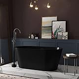 freistehende badewanne oval 180 😀Länge*Breite*Höhe:170*78*58cm. Doppelte Glasfasern verstärkt, Wandstärke bis zum 8mm, Stabilitätsbeschichtung, sorgt für ein extra hoch Standfestigkeit. Unsere Badewanne besitzt neben der gesetzlichen Gewährleistung eine 2 Jahre Garantie.