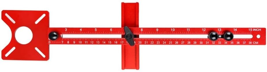 Innovative Aluminum Alloy Milling Groove Bracket Tailored for Seamless Edge For Trimming Tasks (Red)