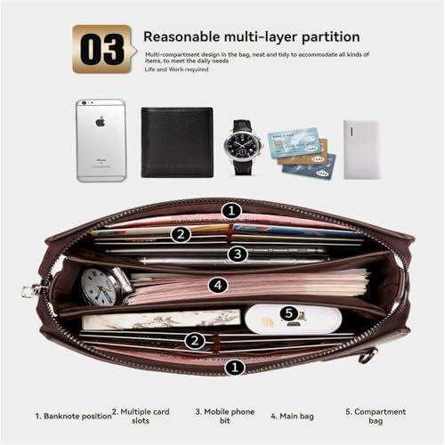 Large capacity Multi-functional PU leather male business fashion anti-theft combination password lock wallet for man,Brown4