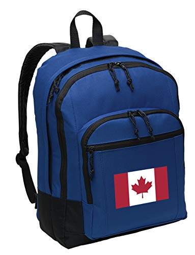 Broad Bay Canadian Flag Backpack CLASSIC Style MEDIUM SIZE