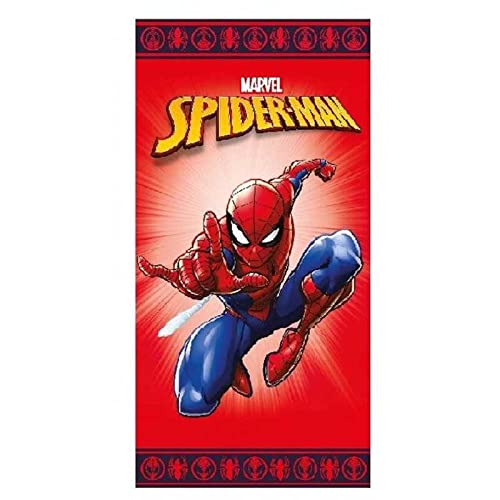 Drap De Plage Marvel - Serviette De Bain Spiderman