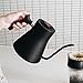 Fellow Stagg EKG Electric Gooseneck Kettle - Pour-Over Coffee and Tea Kettle - Stainless Steel Water Boiler - Quick Heating for Boiling Water - Matte Black With Walnut Handle