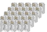 XRYIMYI 150PCS RJ45 CAT6 Pass Through Ste-cker Netzwerkstecker vergoldet Cat6 Stecker rj45 stecker netzwerkkabel stecker cat 6 ste cker für Gigabit Ethernet Netzwerkkabel Installation