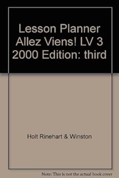 Paperback Allez Viens (Lesson Planner, Holt French Level Three) Book