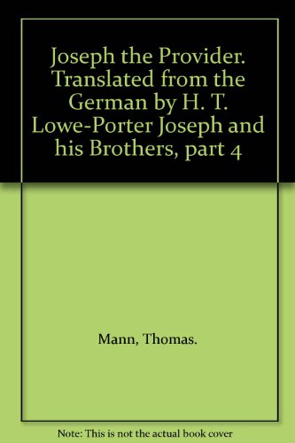 Joseph the Provider: Part 4, Joseph and His Bro... B00D52O33U Book Cover