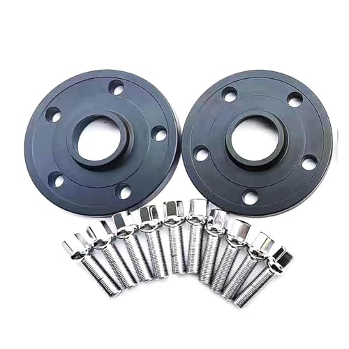2 ̂߂MGp̂߂ɃtH[Ce 15mm 5x112 57.1 ԗpzC[Xy[T[ 10 14x 1.5 {[^Cv{g A~jE zC[KXPbg(15mm Black)