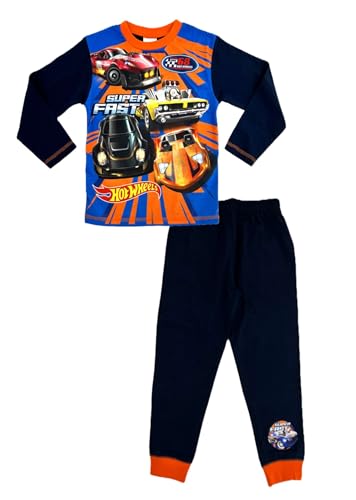 Hot Wheels Boys Pyjamas Fast 9-10 Years, PJ’s Nightwear Blue