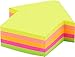 4A Shapes Sticky Notes,Arrow Shape,2.72 x 2.56 Inches,Neon Assorted,Self-Stick Notes,200 Sheets/Pad,1 Pad/Pack,4A 5013
