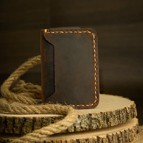 Handmade, Leather Card Wallet, Minimalist Leather Wallet, Bifold Wallet, Front Pocket Wallet, Handmade Leather Card Holder, Leather Wallet for Men, Slim Wallet, Card Wallet2