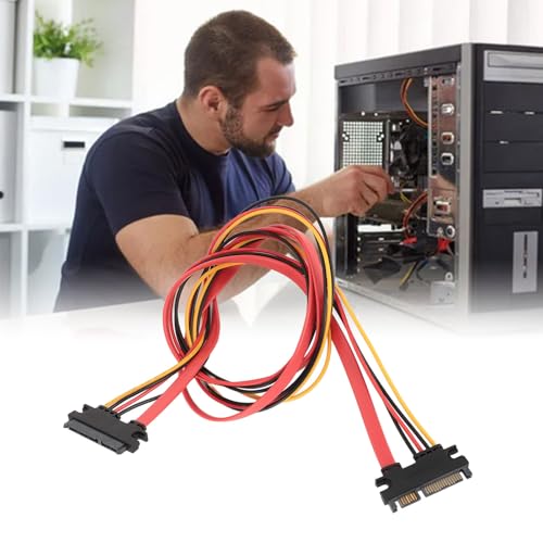 Cable extensión de alimentación y datos Serial ATA 22Pin 1 m miniatura 4