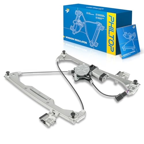 Image of PHILTOP Front Left Power Window Regulator w /Motor for Chevrolet HHR 06-11 | 741-438 Front Driver Side Replace 22714332,22714331(2 Pins)