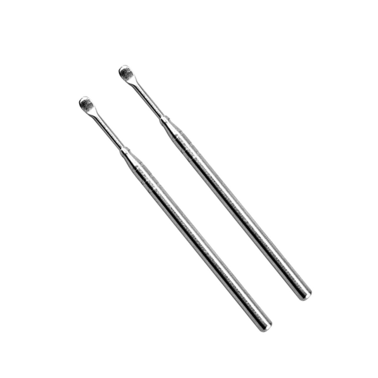 2pcs Stainless Steel Ear Pick Earwax Removal Tool Safe Easy Cleaning Ear Cleaner for Home Medical Use
