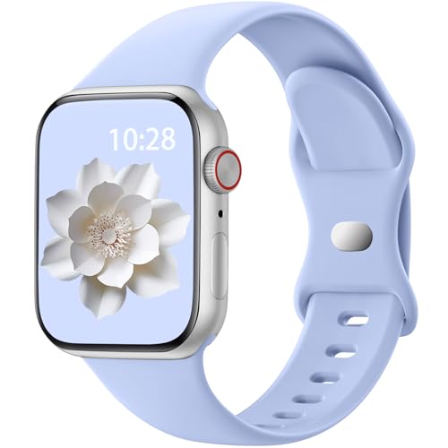 SNBLK Sport Band Compatible with Apple Watch Band 40mm 41mm 42mm 38mm 44mm 45mm 46mm 49mm Women Men, Soft Silicone Waterproof Replacement Strap for iWatch Bands Series 11 10 9 SE 3 ULTRA 8 7