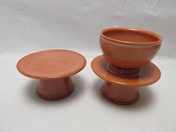 Amazon.co.jp: 504410 茶道具 供茶茶碗一揃 利休忌 三ツ具足 供