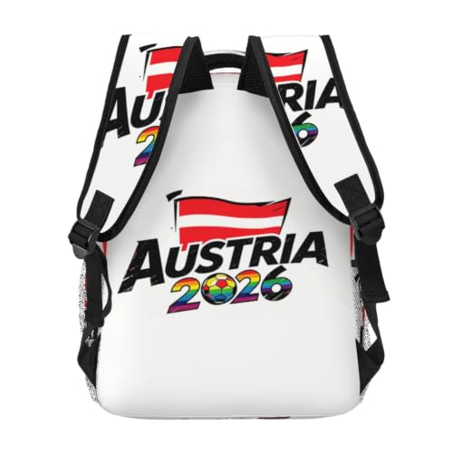 Mochila de senderismo ligera y funcional con estampado de Austria 4