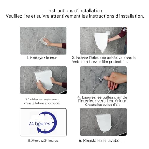 Urinoir mural avec couvercle résolvant les fuites en camping-car et van