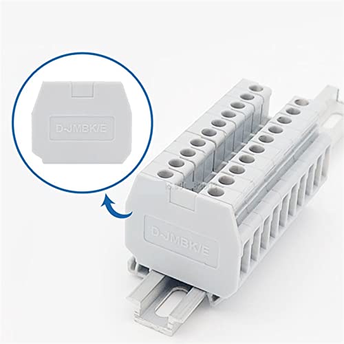 Placa final D-MBK/E douki de alta resistencia para bloques de terminales MBK 3/EZ, 10 uds 3