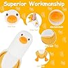 Banana Duck Plush Toy-12'' Weighted Duck Stuffed Animals, Elastic Duck Plush Stuffed Animals Banana Plushie Hugging Pillow, Throw Pillow, Body Pillow, Room Decoration Gift for Kids Girls Boys #5