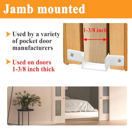 10Pcs 6578 Nylon Pocket Door Bottom Guide & 20Pcs N7015 Plastic Door Bottom Guide Kits miniatura 4