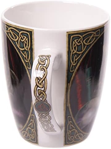 Puckator Lisa Parker Fortune Teller Cat Porcelain Mug, Tea Coffee Hot Drinks Microwave & Dishwasher Safe Height 10cm Width 12cm Depth 8.5cm 300ml Capacity