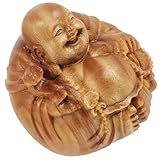 Statue de bouddha petite : une excellente finition garantit la praticité et la durabilité, conception à fond plat, qui est stable, sculptures de bouddha décoration intérieure