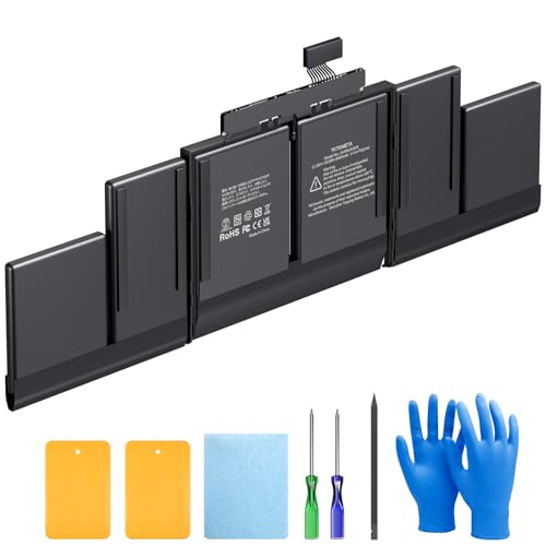 A1398 Replacement Battery for MacBook Pro A1494 A1618 Laptop Battery